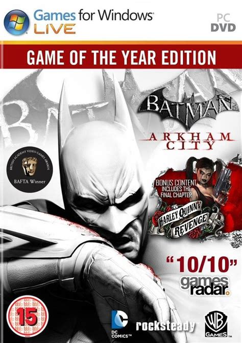 awards won by batman: arkham city - game of the year edition|Arkham City of the Year Awards .